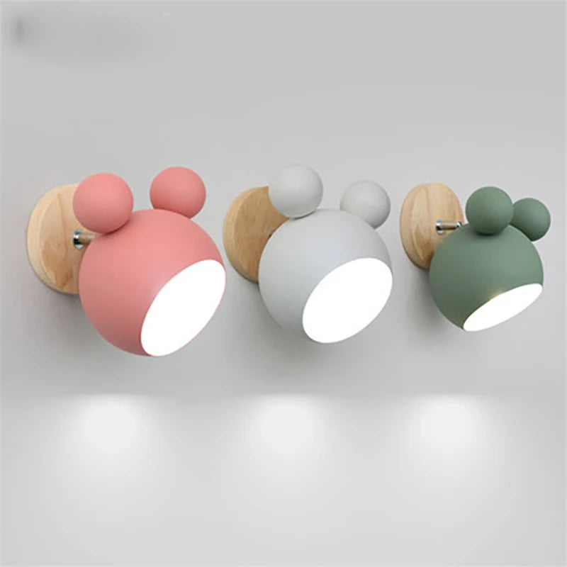 Mickey LED Wall Mounted Desk or Bedroom Lamp