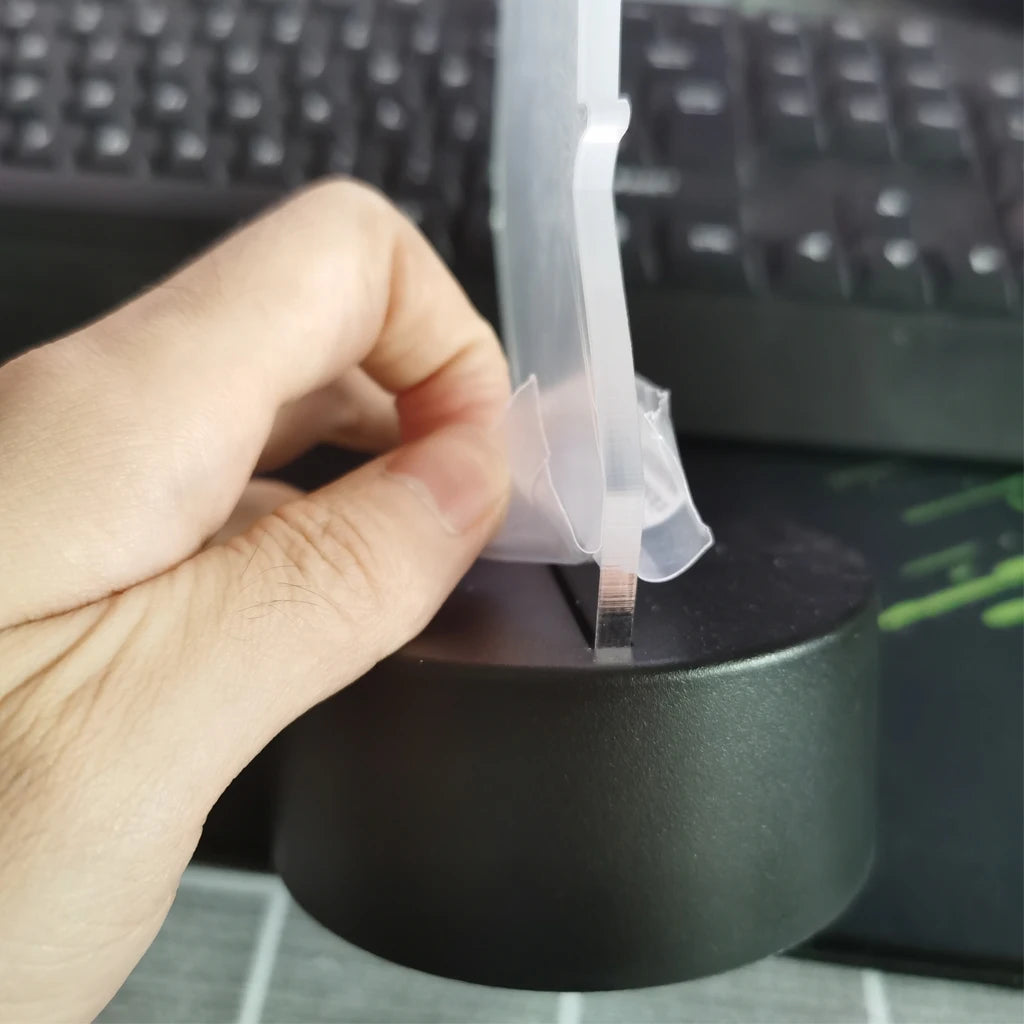 Omen Valorant Game Figure Acrylic Board Luminous Base For Kid Home Room Night Light Anime Led 3D Lamp Christmas Decor Gift Viper