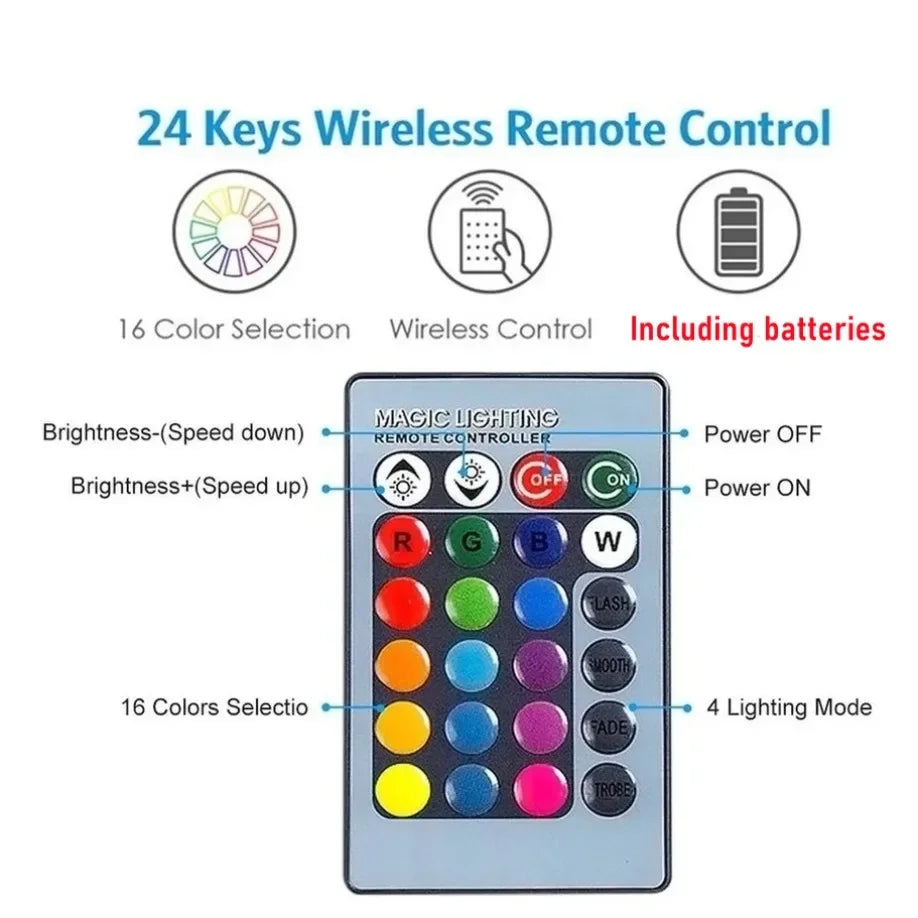 Smart Control Color Changing LED Light bulb Dimmable 5W 10W 15W RGBW