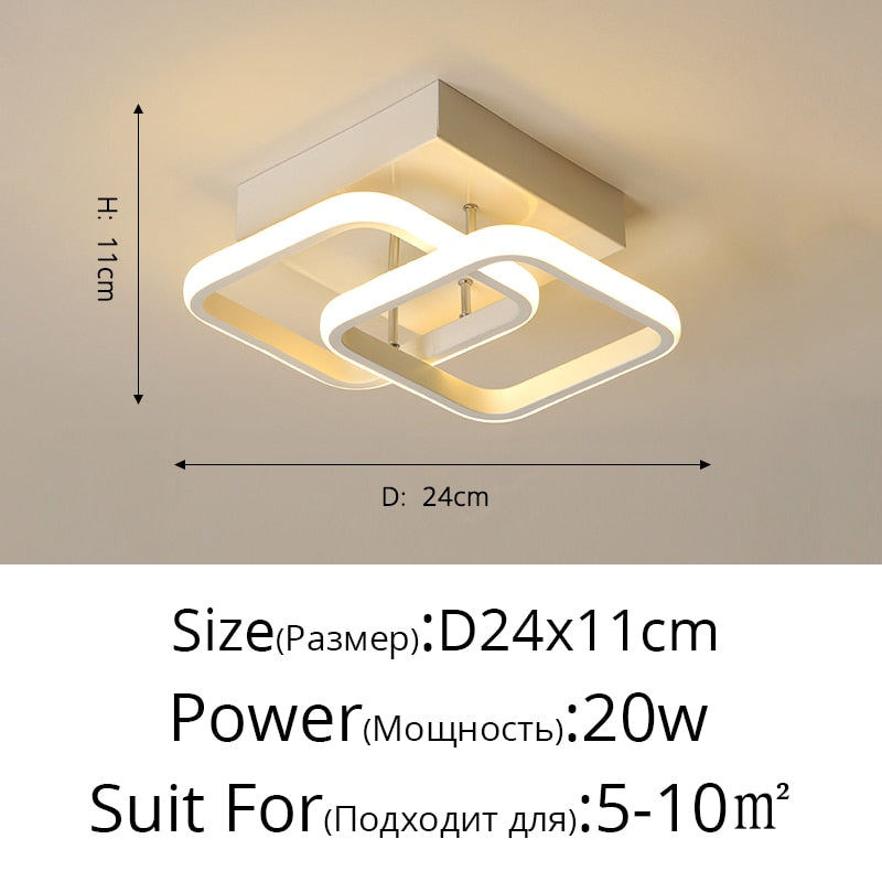 Modern Aisle LED Ceiling Lamp