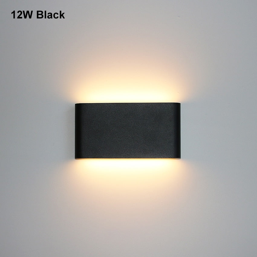 Indoor/Outdoor Waterproof LED Aluminum Wall Lamps Corridor Wall Sconce